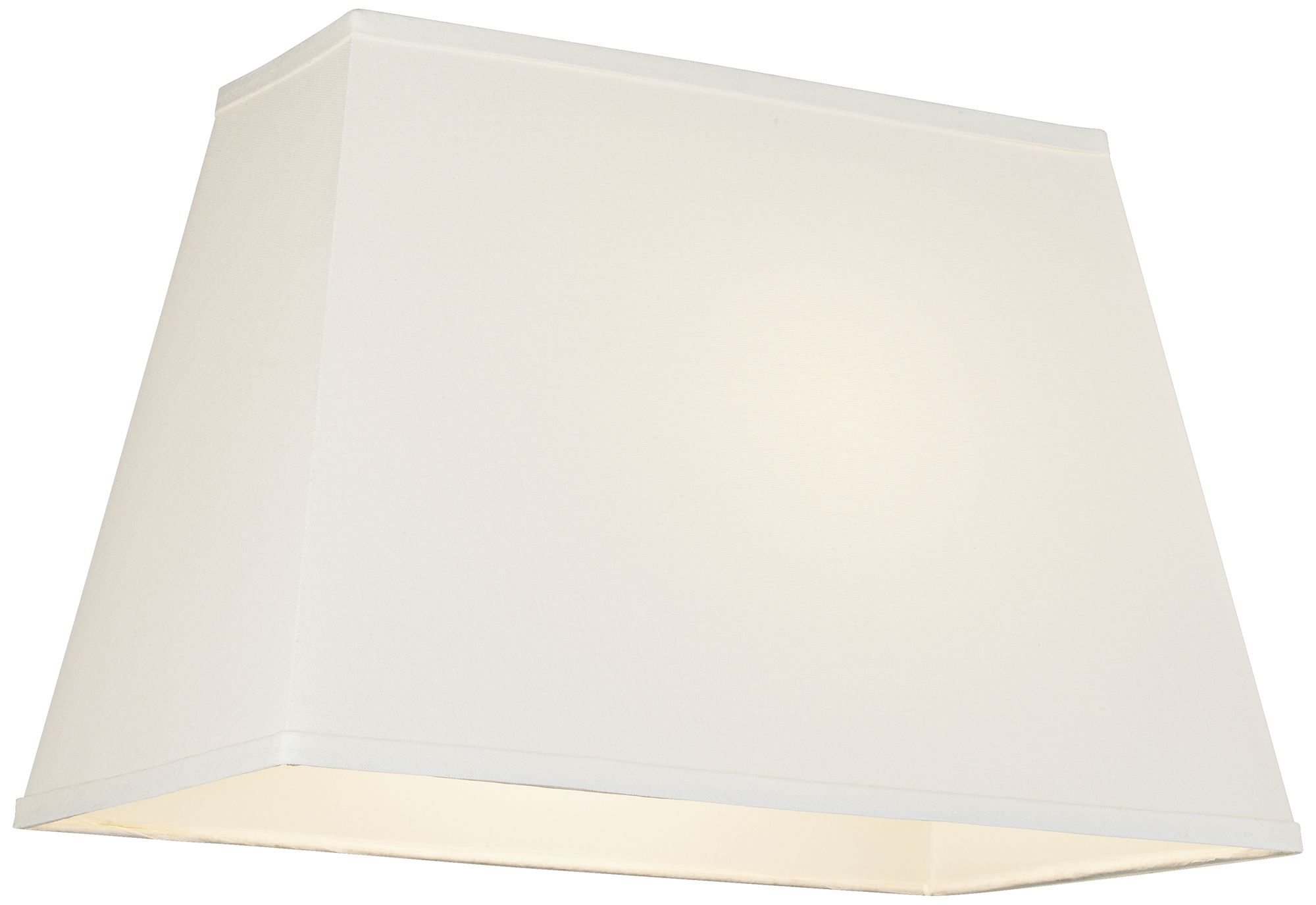 Image 3 Springcrest Carring Ivory Linen Tapered Rectangle Shade 14x18x12 (Spider) more views