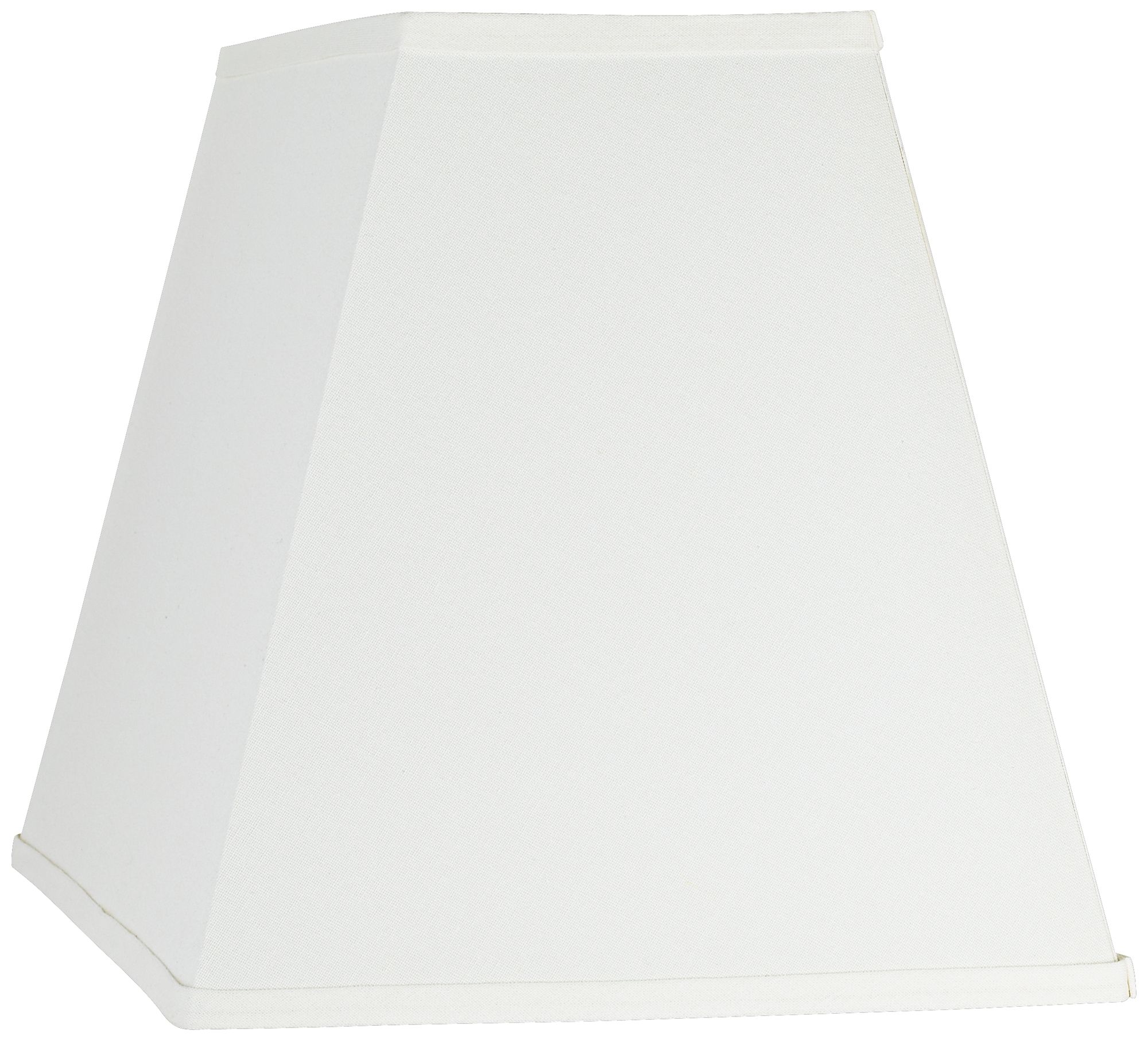 Image 5 Springcrest Carring Ivory Linen Tapered Rectangle Shade 14x18x12 (Spider) more views