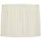 Springcrest Cascade White Pleated Drum Lamp Shade 13x14x11 (Spider)