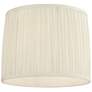 3_Springcrest Cascade White Pleated Drum Lamp Shade 13x14x11 (Spider) more views