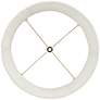 5_Springcrest Cascade White Pleated Drum Lamp Shade 13x14x11 (Spider) more views