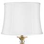 1_Springcrest Clair Faux Silk White Drum Lamp Shade 14x16x12 (Spider)