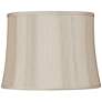 Thumbnail2 of Springcrest Clair Taupe Faux Silk Softback Drum Shade 14x16x12 (Spider)