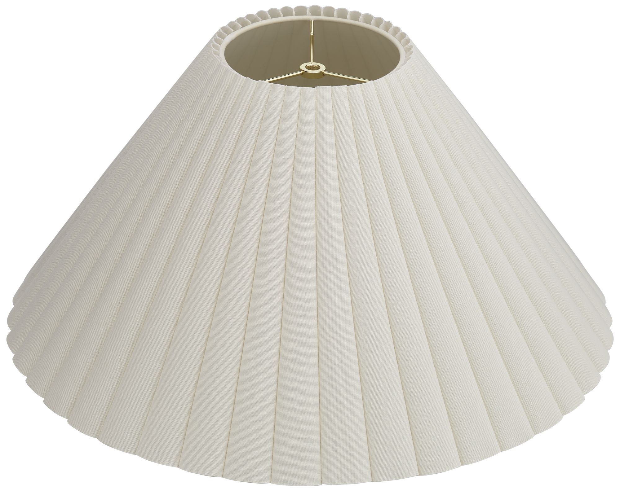 Springcrest Collection Box Pleat Lamp Shade 7x20.5x12.5 (Spider) Set of