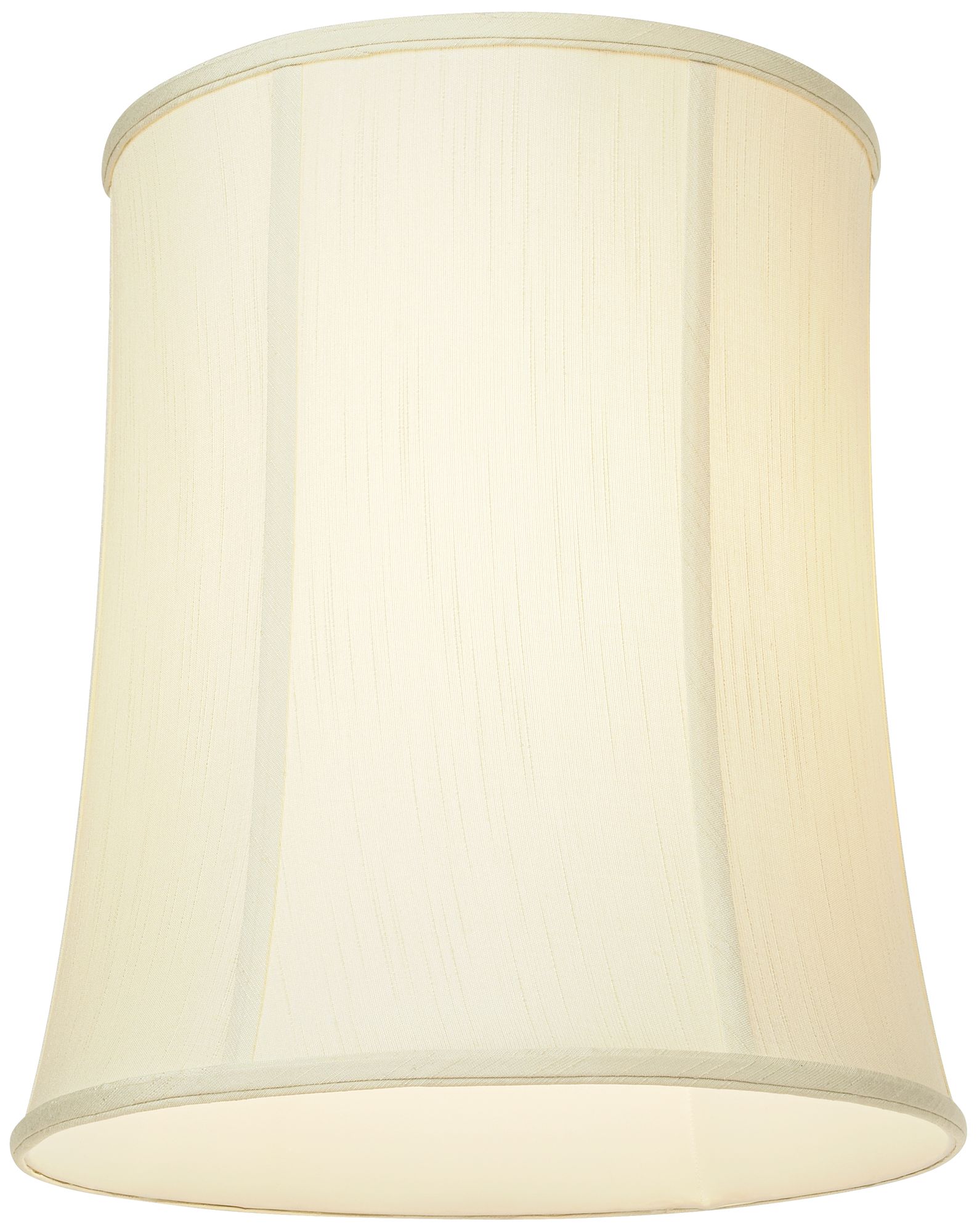 Image 3 Springcrest Collection Buttercream Drum Shade 12x14x16 (Spider) Set of 2 more views