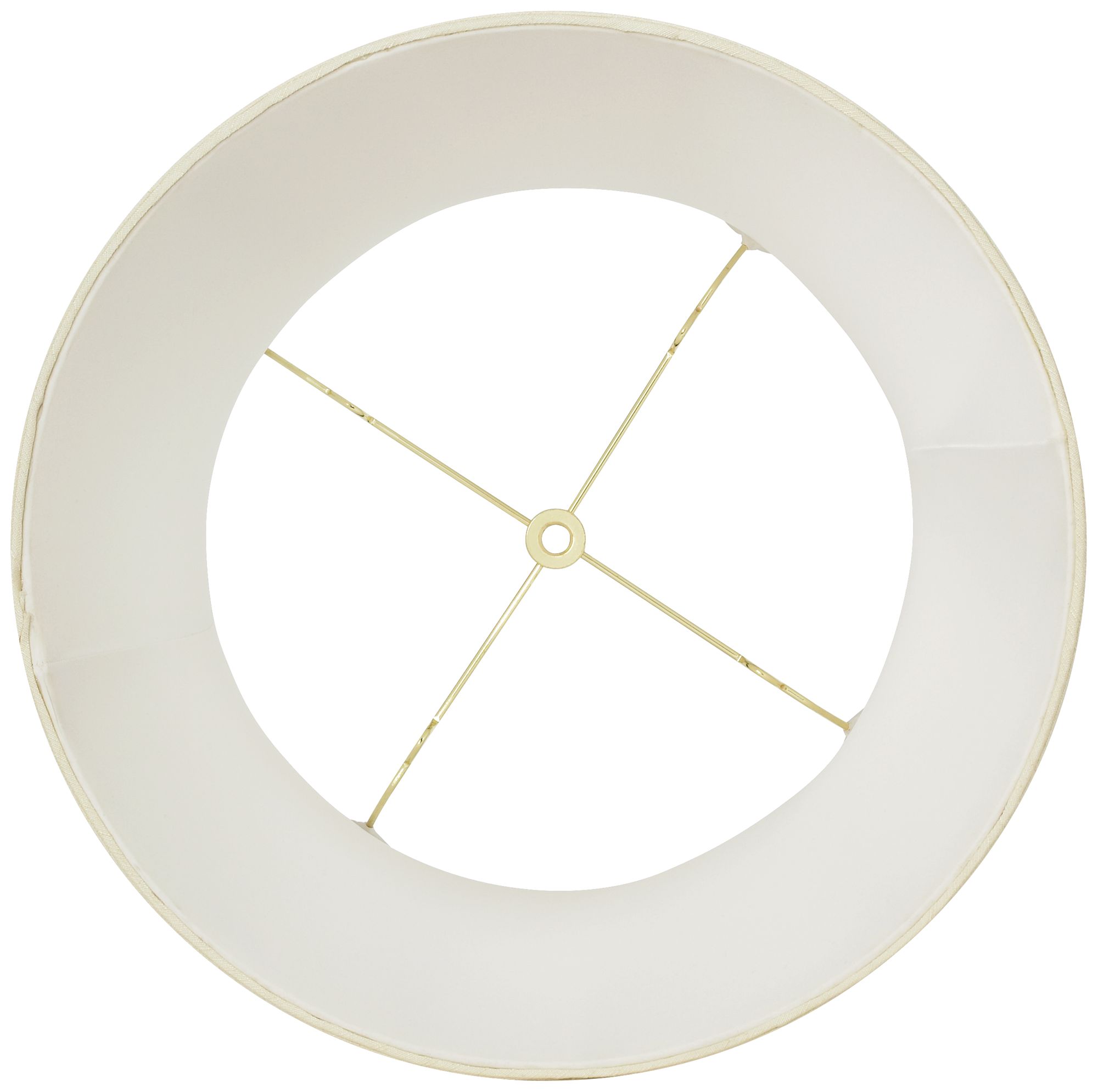 Image 4 Springcrest Collection Buttercream Drum Shade 12x14x16 (Spider) Set of 2 more views