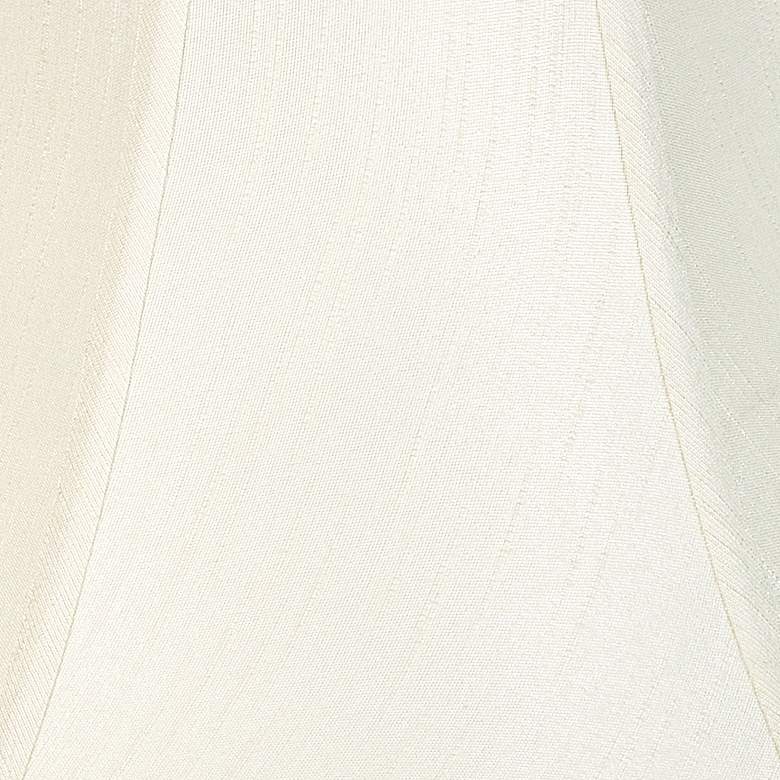Image 2 Springcrest Collection Creme Bell Lamp Shades 7x16x12 (Spider) Set of 2 more views