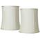 Springcrest Collection Creme Deep Drum Shade 12x14x16 (Spider) Set of 2