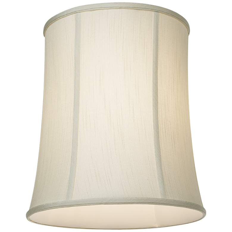 Image 3 Springcrest Collection Creme Deep Drum Shade 12x14x16 (Spider) Set of 2 more views