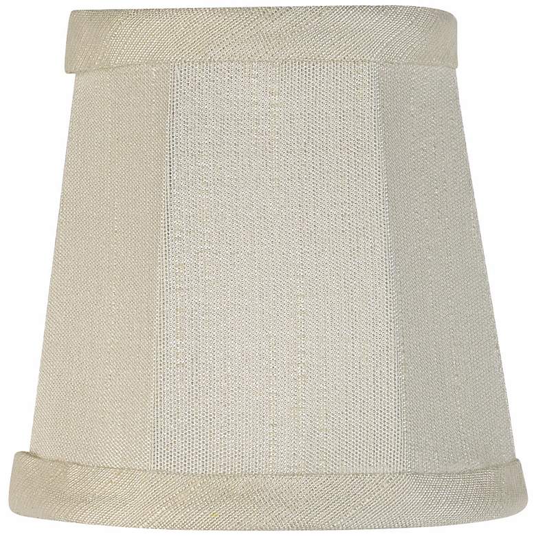 Image 1 Springcrest Collection Creme Fabric Lamp Shade 3x4x4 (Clip-On)