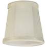 5_Springcrest Collection Creme Fabric Lamp Shades 3x4x4 (Clip-On) Set of 8 more views