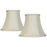 Thumbnail1 of Springcrest Collection Creme Lamp Shades 4.5x8.5x7 (Clip-On) Set of 2