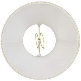 Image5 of Springcrest Collection Creme Lamp Shades 4.5x8.5x7 (Clip-On) Set of 2 more views