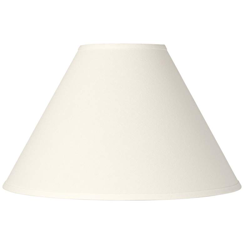 Image 1 Springcrest Collection White Linen Chimney Lamp Shade - 6x17x11.5 (Spider)