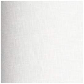 Image2 of Springcrest Collection White Tall Linen Drum Shade 14x14x15 (Spider) more views