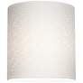 Springcrest Collection White Tall Linen Drum Shade 14x14x15 (Spider)