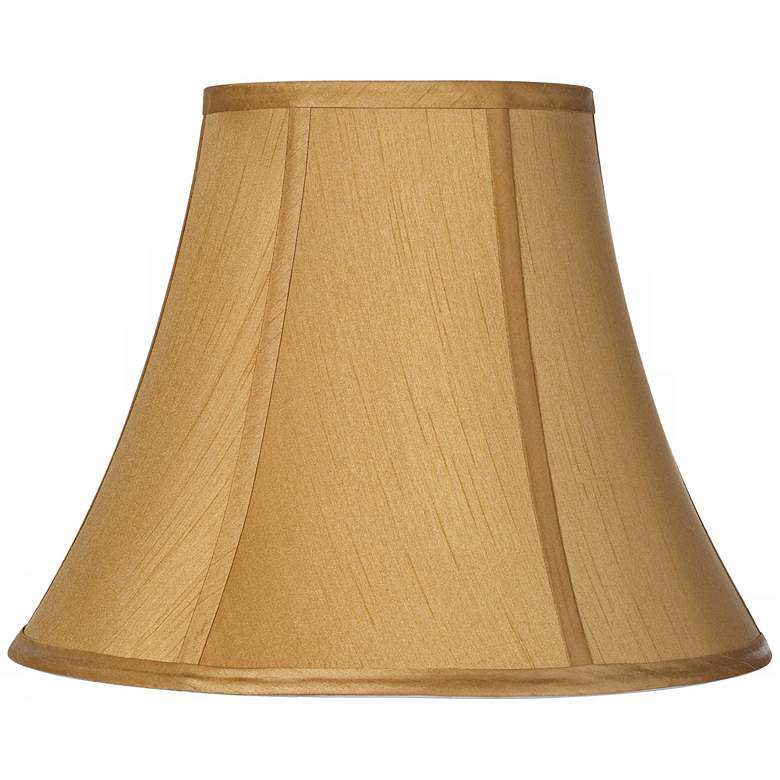 Image 1 Springcrest Coppery Gold Flared Bell Lamp Shade 7x14x10.5 (Spider)