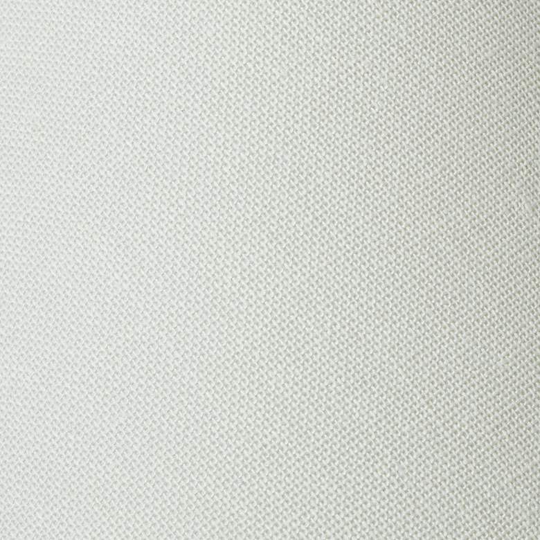 Image 2 Springcrest Cream Linen Chandelier Clip Shade 3.5x7x5 (Clip-On) more views