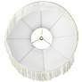 Springcrest  Cream Scallop Dome Lamp Shades 6x17x12x11 (Spider) Set of 2