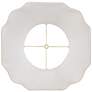 3_Springcrest Creme Color Cut Corner Set of 2 Lamp Shades 10x16x14 (Spider) more views