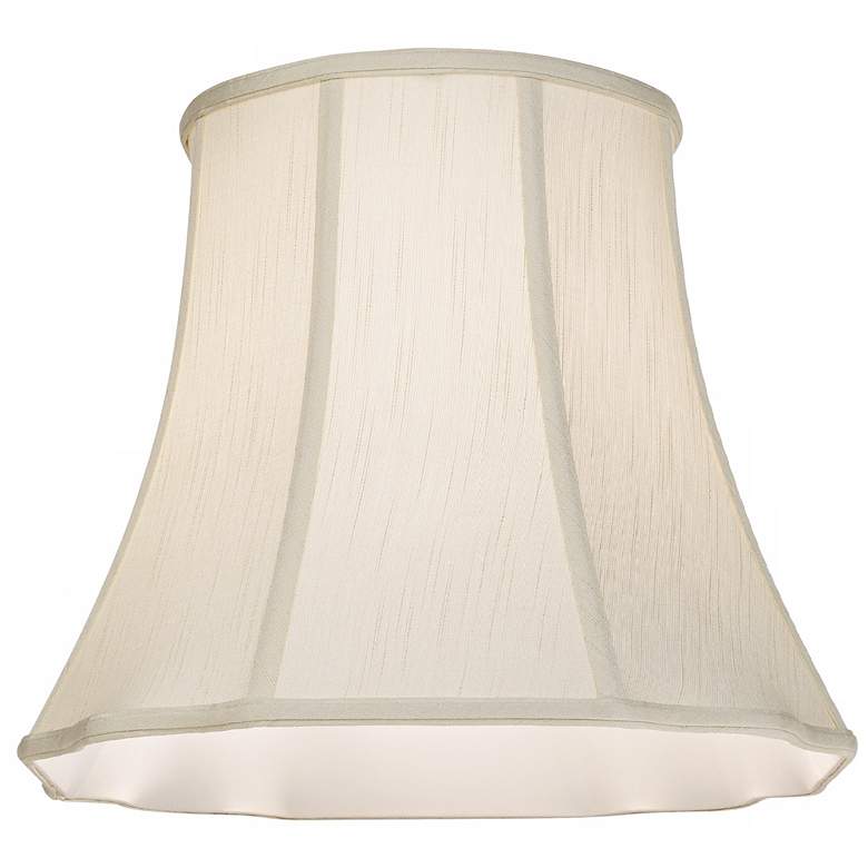 Image 4 Springcrest Creme Color Cut Corner Set of 2 Lamp Shades 10x16x14 (Spider) more views