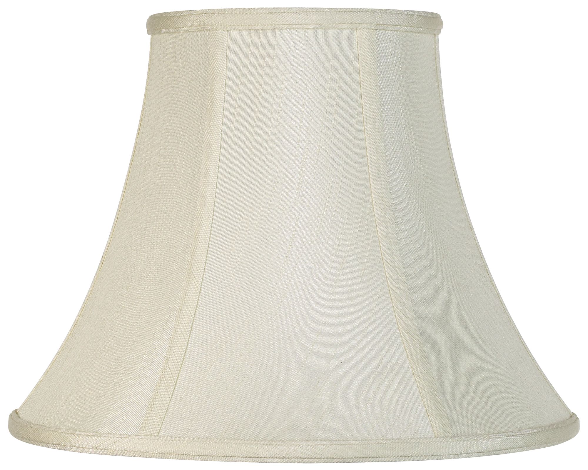 Image 2 Springcrest Creme Color Set of 2 Classic Bell Lamp Shades 7x14x11 (Spider) more views