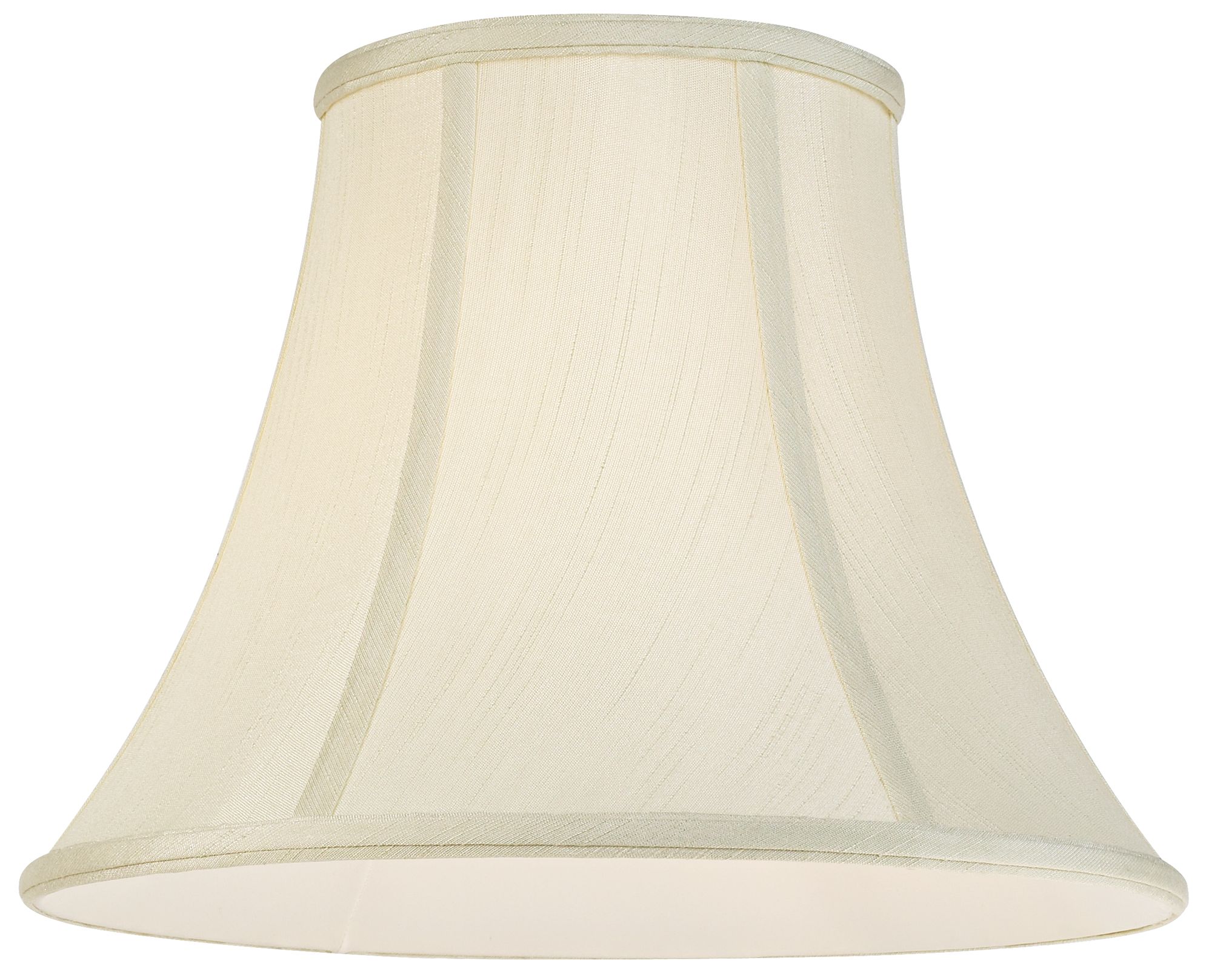 Image 3 Springcrest Creme Color Set of 2 Classic Bell Lamp Shades 7x14x11 (Spider) more views