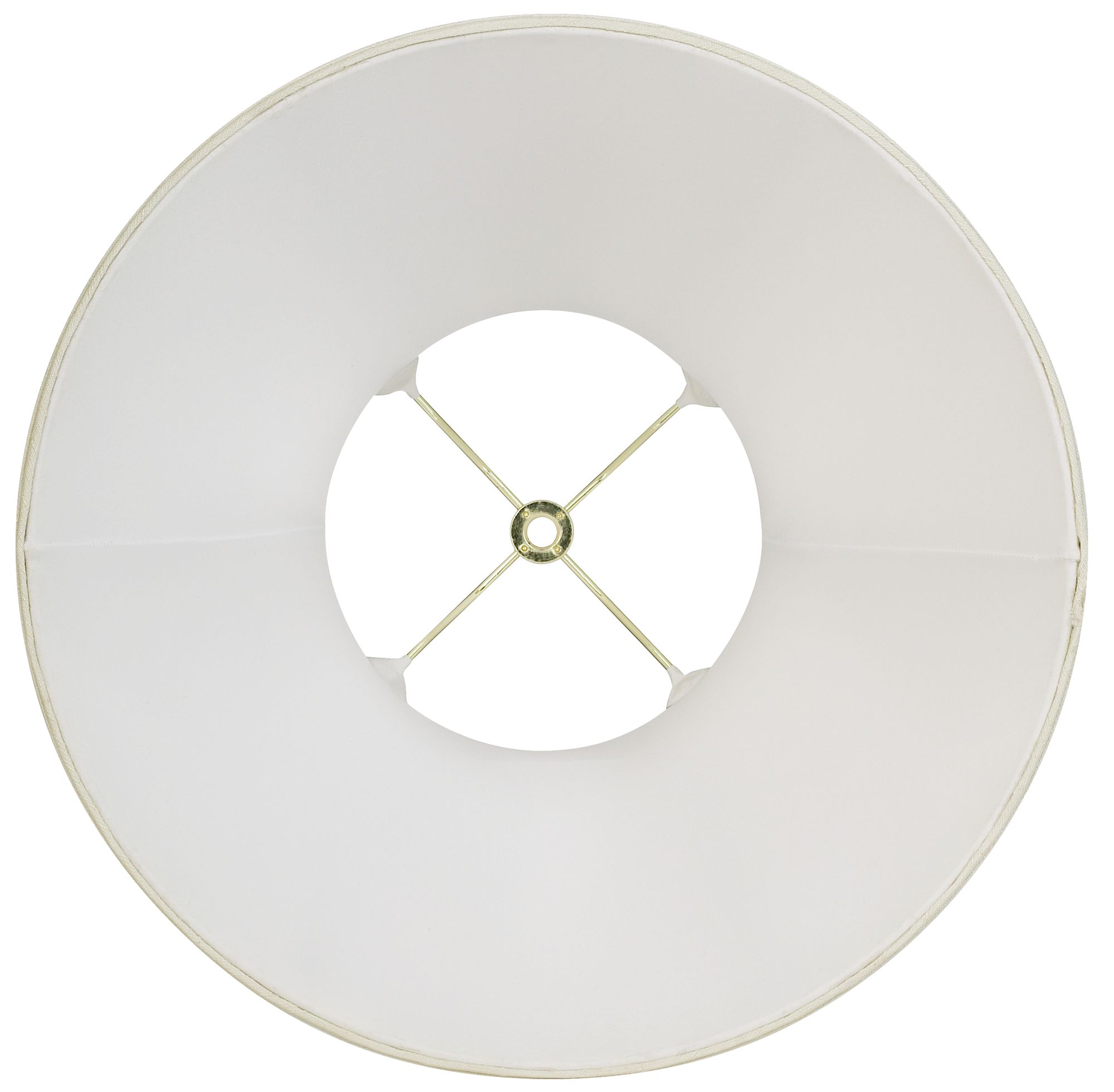 Image 4 Springcrest Creme Color Set of 2 Classic Bell Lamp Shades 7x14x11 (Spider) more views