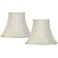 Springcrest Creme Color Set of 2 Classic Bell Lamp Shades 7x14x11