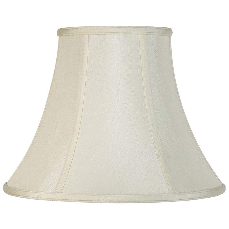 Image 2 Springcrest Creme Color Set of 2 Classic Bell Lamp Shades 7x14x11 more views