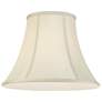 3_Springcrest Creme Color Set of 2 Classic Bell Lamp Shades 7x14x11 more views