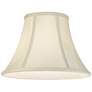 3_Springcrest Creme Fabric Bell Lamp Shade 6x12x9 (Spider) Set of 2 more views