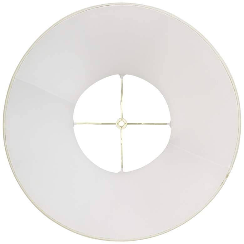 Image 4 Springcrest Creme Fabric Bell Set of 2 Lamp Shades 9x18x13 (Spider) more views