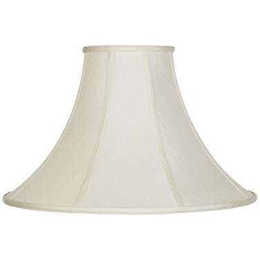 Springcrest Creme Flared Bell Lamp Shade 7x20x13.75 (Spider)