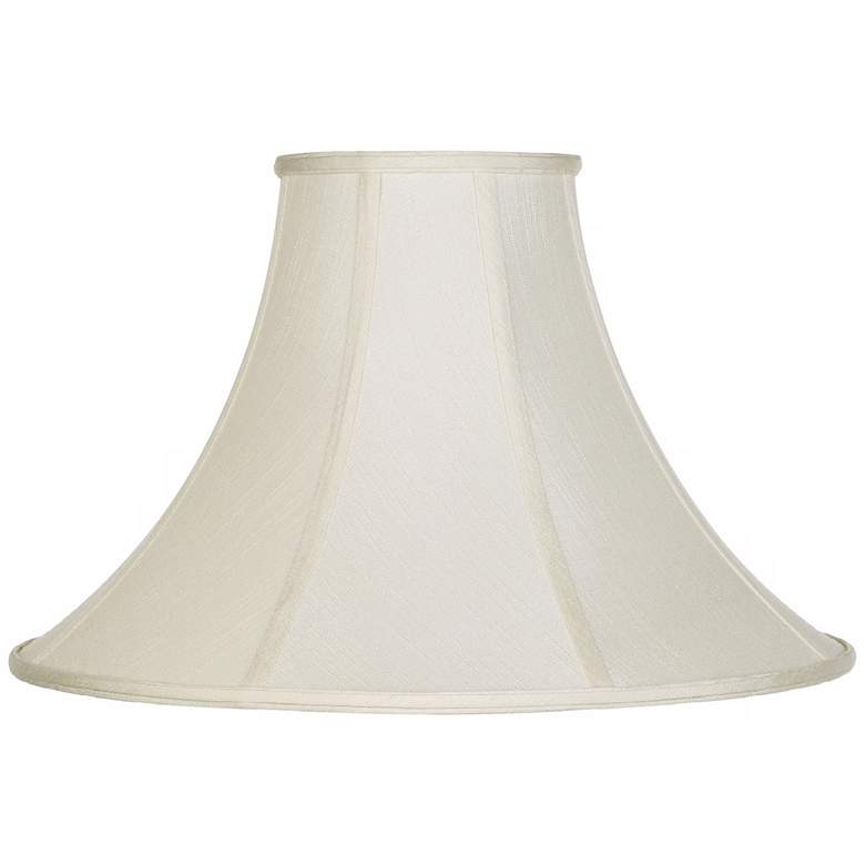 Image 1 Springcrest Creme Flared Bell Lamp Shade 7x20x13.75 (Spider)