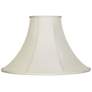 1_Springcrest Creme Flared Bell Lamp Shade 7x20x13.75 (Spider)