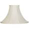 Springcrest Creme Flared Bell Lamp Shade 7x20x13.75 (Spider)