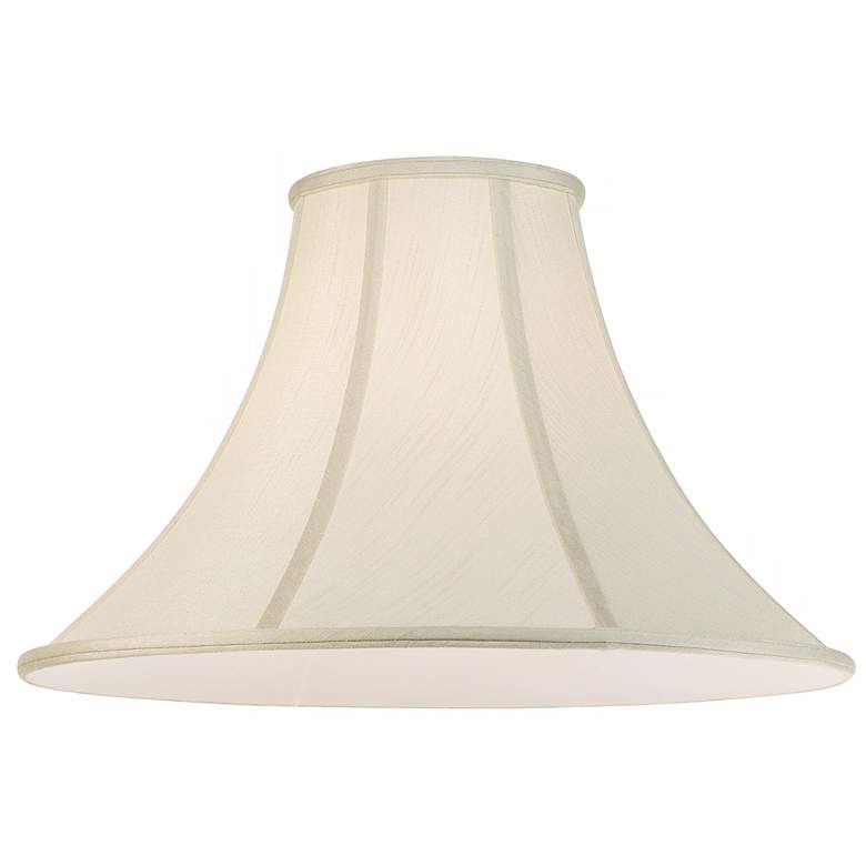 Image 4 Springcrest Creme Flared Bell Lamp Shade 7x20x13.75 (Spider) more views