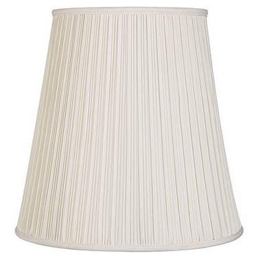 Springcrest Creme Mushroom Pleated Lamp Shade 12x18x18 (Spider)