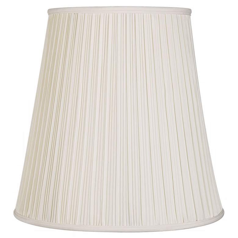 Image 1 Springcrest Creme Mushroom Pleated Lamp Shade 12x18x18 (Spider)