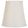 1_Springcrest Creme Mushroom Pleated Lamp Shade 12x18x18 (Spider)