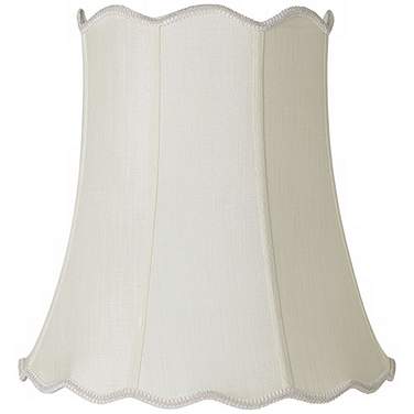 Springcrest Creme Scallop Bell Lamp Shade 12x18x18 (Spider)