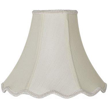 Springcrest Creme Scallop Bell Lamp Shade 5x12x10 (Spider)