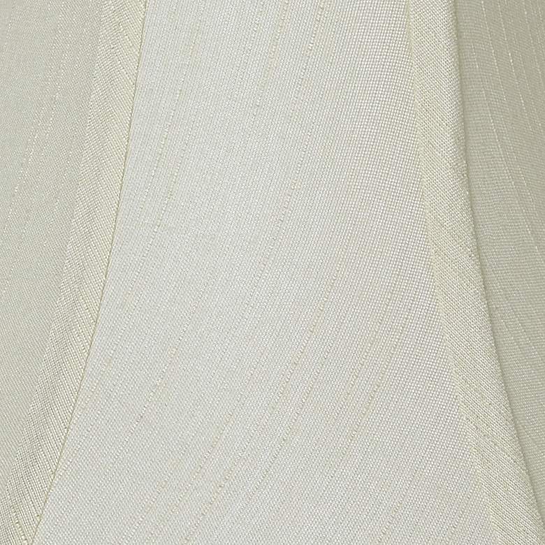 Image 2 Springcrest Creme Scallop Bell Lamp Shade 5x12x10 (Spider) more views