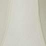2_Springcrest Creme Scallop Bell Lamp Shade 5x12x10 (Spider) more views