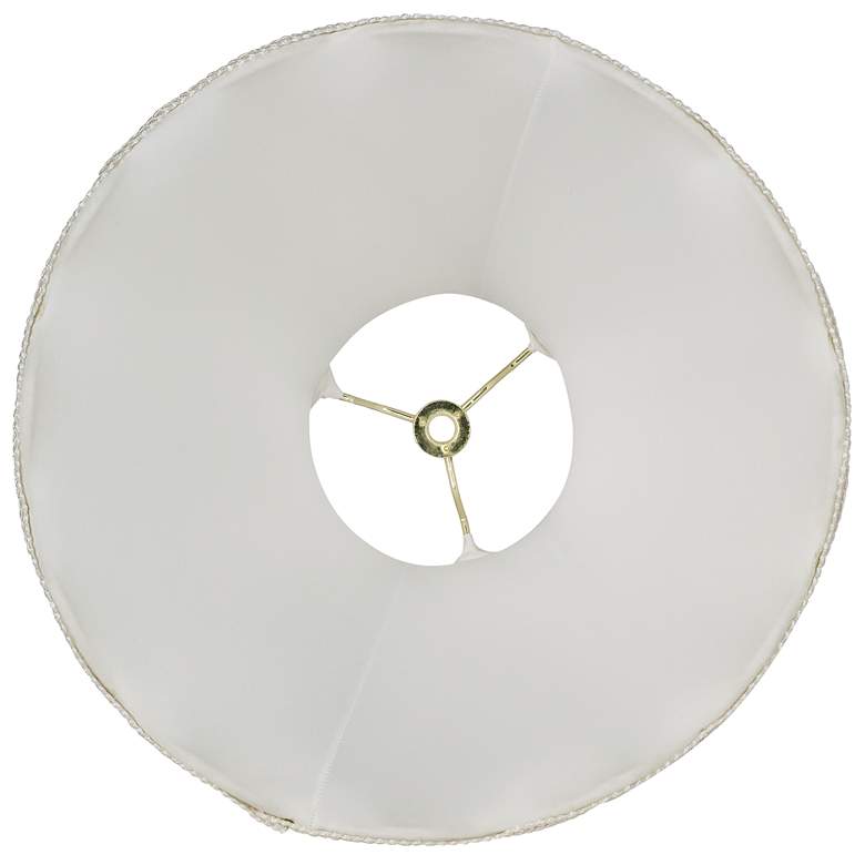 Image 4 Springcrest Creme Scallop Bell Lamp Shade 5x12x10 (Spider) more views