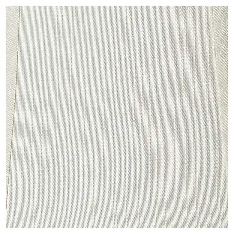 Image 2 Springcrest Creme Scallop Set of 2 Bell Lamp Shades 12x18x18 (Spider) more views