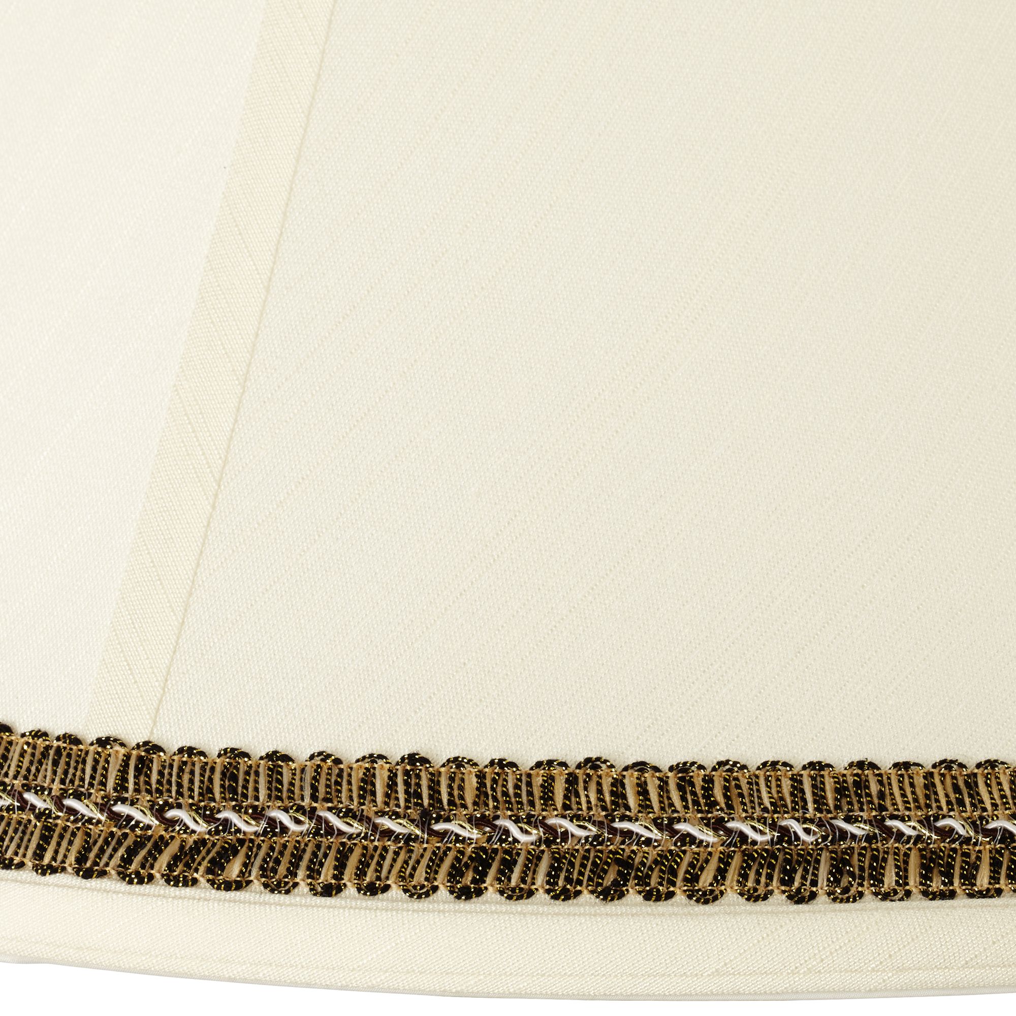 Image 2 Springcrest Creme Shade with Black and Gold Trim 7x16x12 (Spider) more views