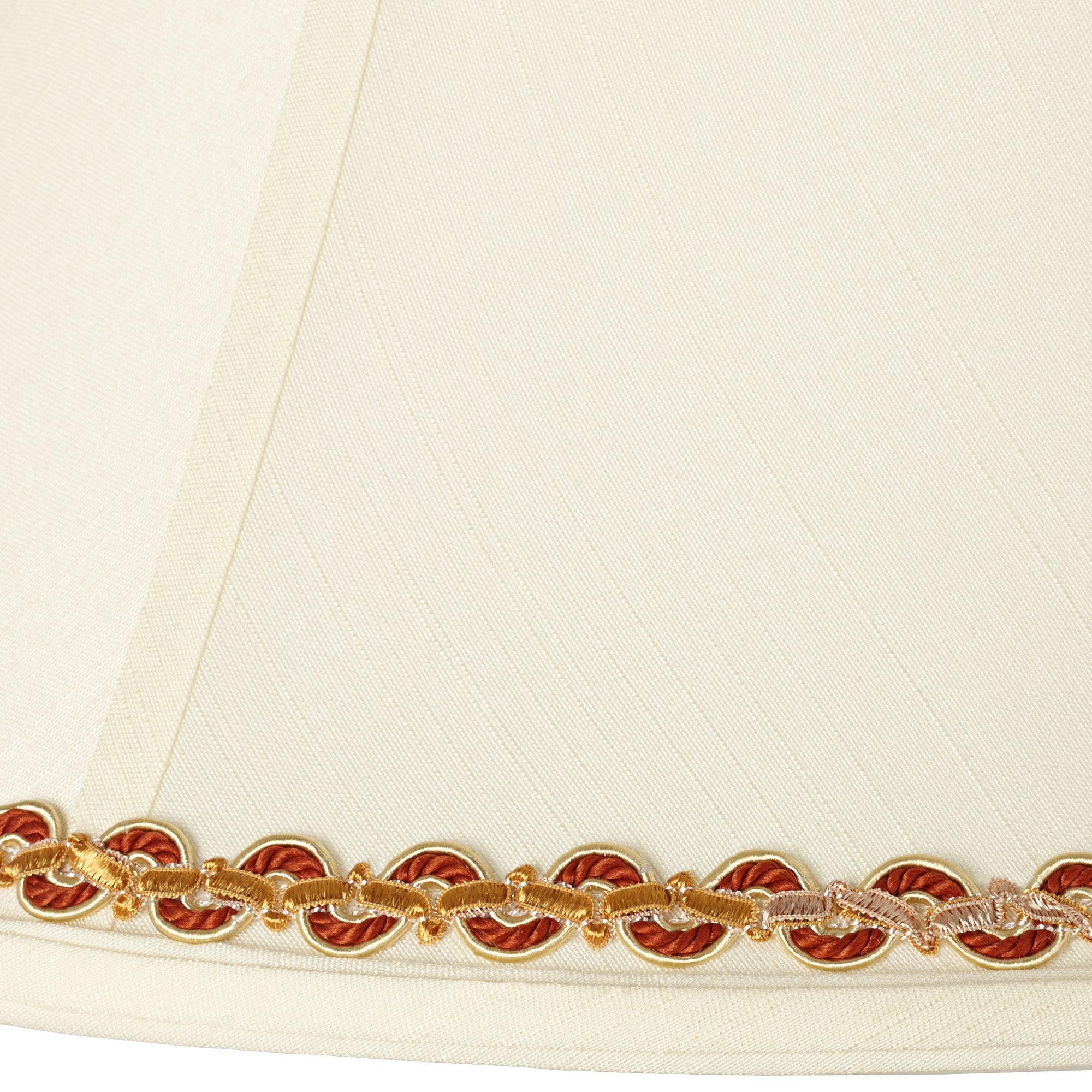 Image 2 Springcrest Creme Shade with Gold and Rust Trim 7x16x12 (Spider) more views