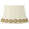 Springcrest Creme Shade with Gold Vine Lace Trim 13x19x11 (Spider)
